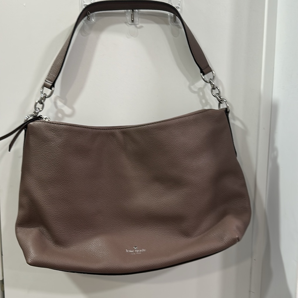Kate Spade Taupe Leather Hobo Bag